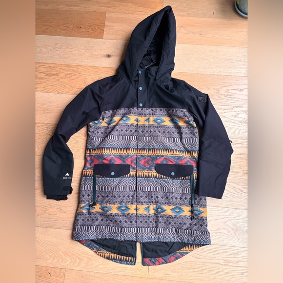 Burton Black and Multicolor Ski Jacket - Picture 2 of 12